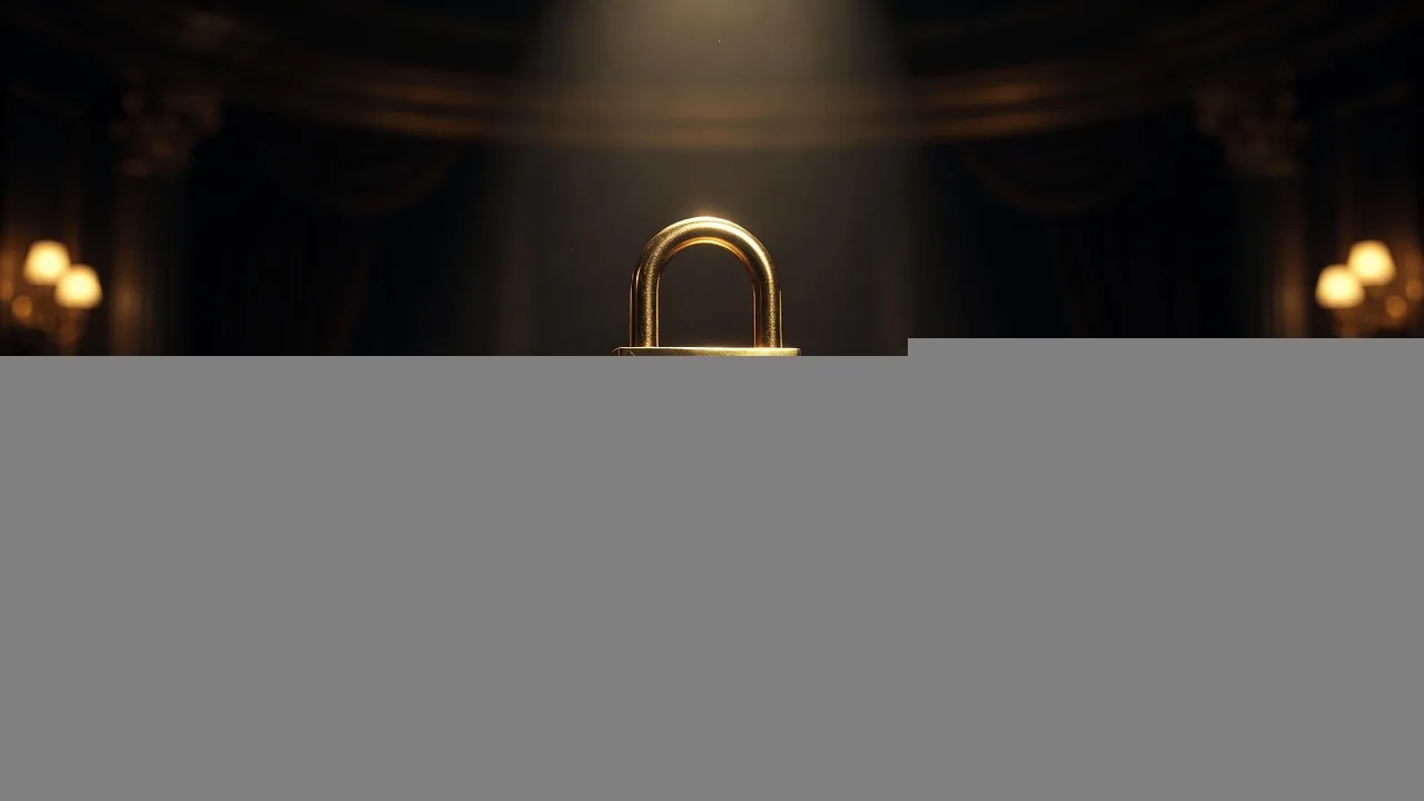 open dictionary with golden bookmark on dark wooden desk beside stacked casino chips